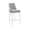 Alaterre Furniture Ellie Bar Height Stool with Back, White, 2PK ANEL02PDCR2 - alternate 1